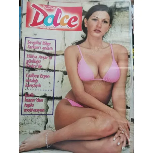 Dolce 106 3 Haziran 2001 Nilgün Bingöl Kim Smith Poster Aylin Poyraz, Tarkan Bilge, Kadir İnanır Türkan, Beyaz Çağla, Derya Arbaş, FB Şampiyon kutlama
