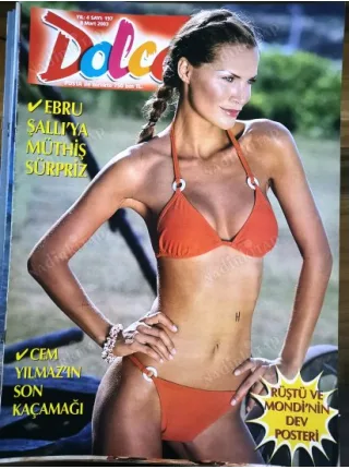 Dolce 197 8 Mart 2003 Ebru Şallı Şeçkin Piriler Poster Rüştü Mondi, Cem Yılmaz Mine, Nejat İşler kaza, Emilie Tryg özel, Ünlülerin otomobilleri