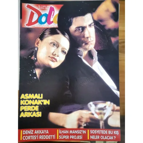 Dolce 229 18 Ekim 2003 Asmalı Konak perde Aysun Kayacı Poster Okan Yalabık, tuna Ünsal özel, Moda trendler, Süper Külüpler