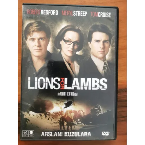DVD Arslanı Kuzulara 2007 Lions for Lambs Robert Redford MeryStreep Tom Cruise Yön Robert Redford