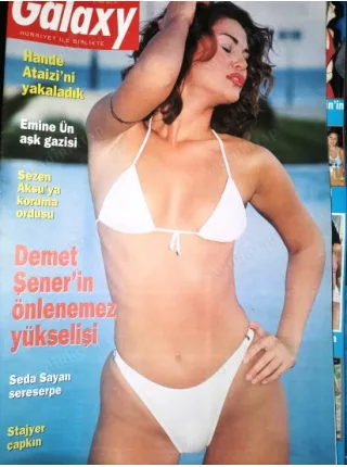 Süper Galaxy 26 1999 Demet Şener Demet Özen, Vücut Bakımı, Sezen koruma, Cüneyt Arkın taverna, Seda sereserpe, Söyleşi Alişan, Safiye Soyman