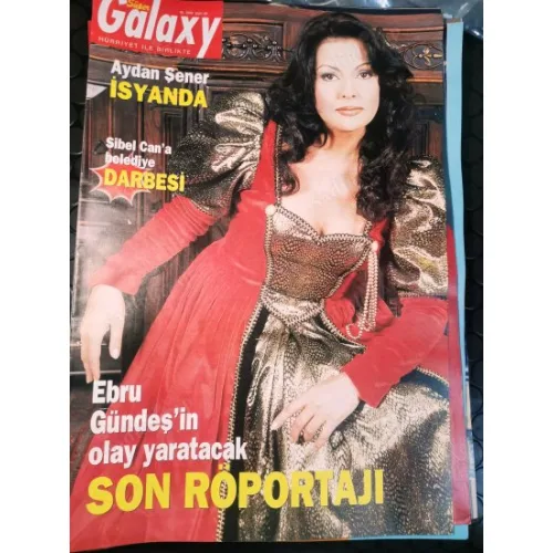 Süper Galaxy 49 1999 Aydan Şener Demet Şener, Sibel Can okul ruhsatsız, Akkaya göbek, Sezen Aksu, Söyleşi Güven Kıraç Ebru Gündeş, Kut Cumbul,