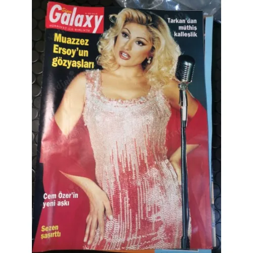 Süper Galaxy 50 1999 Muazzez Ersoy Gülben Ergen, Sezen Aksu kına, Söyleşi Murat Başoğlu, Tarkan kalleş, Şebnem Sertab Ozan