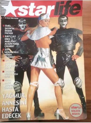 Star Life 16 Ocak 2000 İrem Otuz, Esin Maraşlıoğlu yarı çıplak, Emel Sayın, Çelik Buket Sandal, Yağmur Ünal, Banu Alkan, Cumbul, Nilgün Belgün atakta