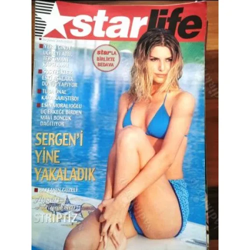 Star Life 20 Şubat 2000 Aysun Kayacı, Cahit Berkay utandılar, Sergen sarı şeker, Esin Moralıoğlu