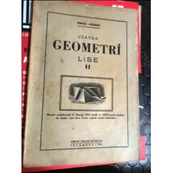 Uzayda Geometri Lise II (2) MEB 1954