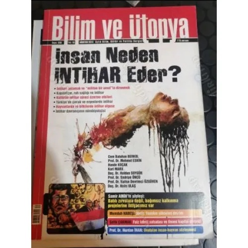 Bilim ve Ütopya 230 İntihar, Söyleşi Samir Amin, Mısır yeniden, Faiz lobisi safsatası ve finans kapital gerçeği, İnsan hayvan sözleşmesi