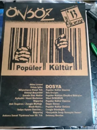 Önsöz Bahar 13 2013 Popüler Kültür Eleştirel Bakışlar, Söyleşi Aslı Öngören Ankara Sanat Tiyatrosu 50. yıl