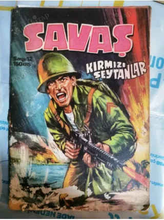 Savaş Sayı 12 Kırmızı Şeytanlar (146 lik Seri 150 Kuruş)