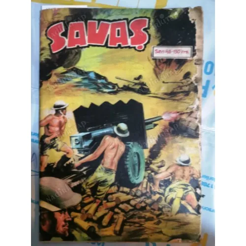 Savaş Sayı 48 Gökyüzü Yılanı (146 lik Seri 150 Kuruş) 1972 BKZ