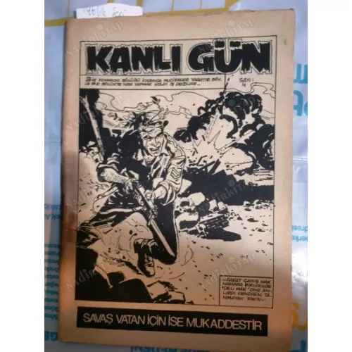 Savaş Sayı 4 Kanlı Gün (146 lik Seri 150 Kuruş) 1971 BKZ