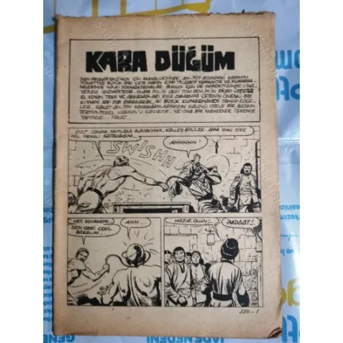 Süper Teks (Tex) Sayı 330 Kara Düğüm (Çetin Karakoç 385 lik Seri) 1973 32 Sayfa Kapakları mevcut Değil BKZ