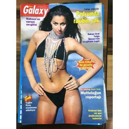 Süper Galaxy 33 2000 Petek Dinçöz Yeliz Mete, Sibel Ceylan, Doğa Alabora, Burcu Çağrı, Söyleşi Çelik Mehmet Aslıtuğ, Kadir İnanır ilk ders Buket Saygı