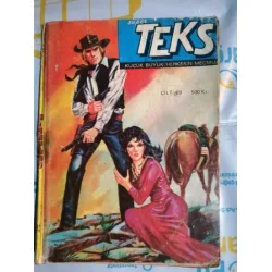 Süper Teks (Tex) Cilt 69 Sayı 273 274 275 Uğursuz Haç (Çetin Karakoç 385 lik Seri) 1975 Kuruşlu BKZ Süper Teks (Tex) Cilt 69 Sayı 273 274 275 Uğursuz Haç (Çetin Karakoç 385 lik Seri) 1975 Kuruşlu BKZ