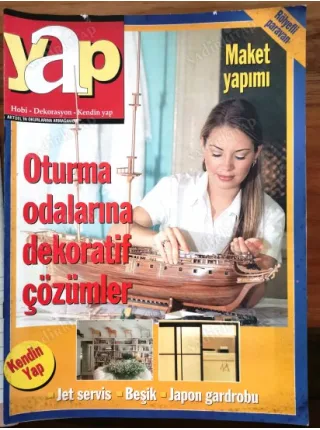 Yap Hobi Dekorasyon Kendin Yap * Oturma Odalarına Dekoratif Çözümler, Rölyefli Paravan,Maket Yapımı, Kendin Yap Jet Servis - Beşik - Japon Gardrobu,