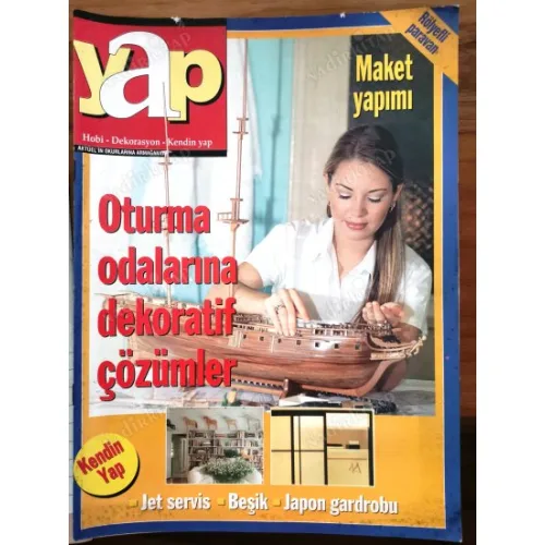 Yap Hobi Dekorasyon Kendin Yap * Oturma Odalarına Dekoratif Çözümler, Rölyefli Paravan,Maket Yapımı, Kendin Yap Jet Servis - Beşik - Japon Gardrobu,