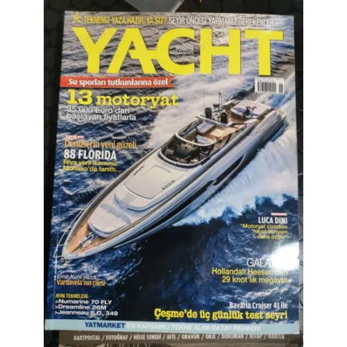 Yacht Türkiye 112 Haziran 2015 Seyir öncesi yapılacaklar, 13 Motoryat, RIVA 88 FLORIDA, Çeşme Koylar