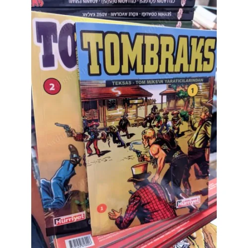 TomBraks TomBrax EsseGesse Cilt 1-2 * Hürriyet/Demirbaş Matador Çetesi/Demiryolu Çetesi/Köfteci Hapishanede/Yürüyen Ölüler 2 Cilt TAM TAKIM SET