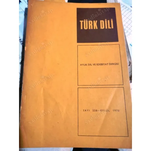 Türk Dili 228 Yaşayan Sait Faik, Batıdan gelen sözcükler, Mısır tarlasında bir domuz Fakir Baykurt