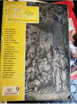 Türk Edebiyatı 9 1972 Tefekkür Cemil Meriç, Söyleşi Erol Güngör, Malik Aksel, Mehmet Kaplan, Mahir İz, İlhan Geçer, Arif Nihat Asya