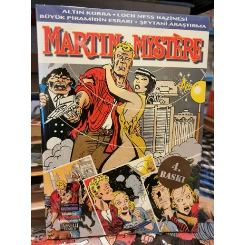 Martin Mystere Efsanevi Maceraları Cilt 1 * Altın Kobra - Loch Ness Hazinesi - Büyük Piramidin Esrarı - Şeytani Araştırma