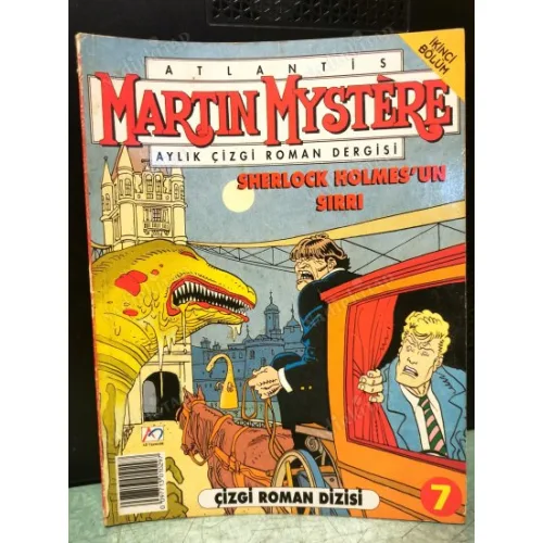 Atlantis Martin Mystere AD Yayıncılık - Doğan Egmont Sayı 7 Sherlock Holmes