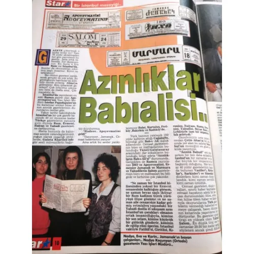 Star 29 Mart 1992 25 Azınlıklar Babialisi, Ressam Mihri Hanım, Mao