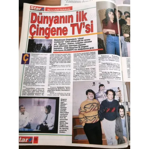 Star 12 Nisan 1992 26 Dünyanın ilk Çingene Tv