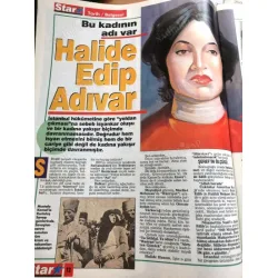 Star 19 Nisan 1992 27 Halide Edip Adıvar, Sıdıka Atalay Köy öğretmeni, Şempanze yetimhane, İrlanda savaş ve çocuklar, Teoman Hünal Himalaya, Çocuk Jok Star 19 Nisan 1992 27 Halide Edip Adıvar, Sıdıka Atalay Köy öğretmeni, Şempanze yetimhane, İrlanda savaş ve çocuklar, Teoman Hünal Himalaya, Çocuk Jok