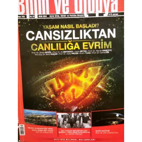 Bilim ve Ütopya 283 Yaşam Nasıl Başladı Cansızlıktan Canlılığa, Nazım Hikmet Bulgaristan