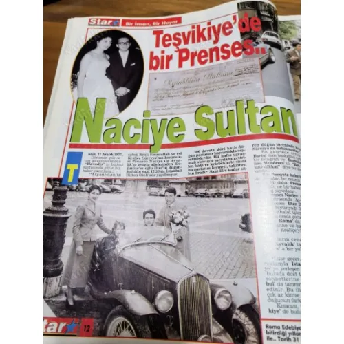 Star 24 Mayıs 1992 32 Naciye Sultan, Yelkenliler, Maliye Nazırı Cavit Bey, Evren Jivkov