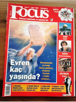 Focus 3 1996 Olympos Binlerce Yıldır Yanan Alevin Sırrı, Squash Saha ve Aksesuar Sorunu Olmayan Spor, Albinolar, Vodoo, Kudüs Tarihi, Dosya Yemek