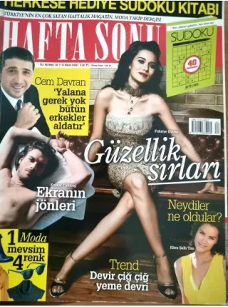 Hafta Sonu 40 2009 Söyleşi Özlem Conker Cem Davran Mine Aksoy Burak Kut, Ünlüler Eski Yeni, Dizi yakışıklıları Kıvanç Tatlıtuğ, Uyuşturucu kimler kull