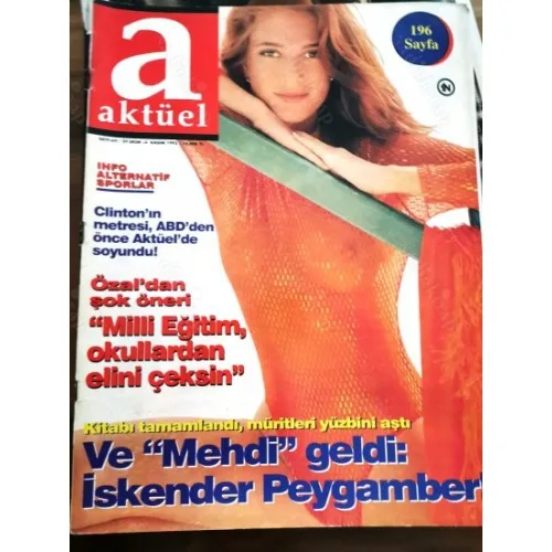 Aktüel 69 Mehdi İskender Evrenesoğlu, Söyleşi Turgut Özal, Lale Mansur, Pontus Müslümanları, Otoban Seksi, Clinton ex Gennifer Flowers, Üni Gençliği