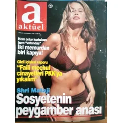 Aktüel 52 Shri Mataji, Salih Memecan Filiz Akın Pelin Körmükcü Kurtuluş Görgün İlhan Şevke, Özlem Bebioğlu, Faili meçhul, Bisiklet, Bertolucci, Horzum