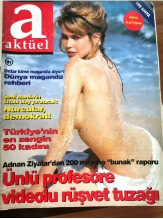 Aktüel 68 Prof Adnan Ziyalar rüşvet rapor, Şerif Mardin Nurcular, En Zengin 50 Kadını, OrGeneral Beyazıt, Aydemir Akbaş Didem Taslan, ÇikoBirlik, Almo