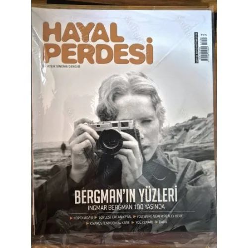Hayal Perdesi 64 2018 Ingmar Bergman 100 yaşında, Söyleşi Ercan Kesal, Köpek Adası, Kiyarüstemi