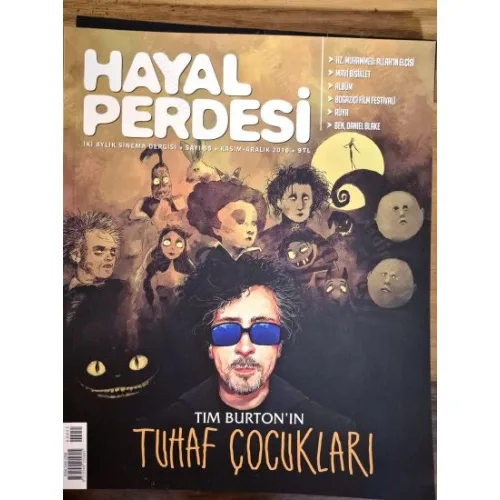 Hayal Perdesi 55 2016 Tim Burton, Söyleşi Ümit Köreken Mehmet Can Mertoğlu, Boğaziçi Film Festivali, Tarzan Havacılık Fimleri, Sarı Mercedes, Netflix