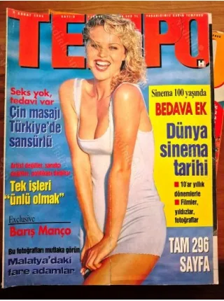 Tempo 6 1994 Çanakkale Rıfai Tarikati, Cinsel Rapor, Söyleşi Barış Manço Seray Sever Zafer Algöz, Çin Masajı, Uğur Mumcu Raporu, Malatya Fareadamlar