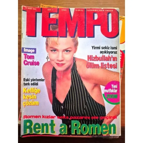 Tempo 2 1993 Hizbullah Ölüm Listesi, Romen içgüdü, Söyleşi Bedrettin Dalan Erhan Ertürk, Yılmaz Güney, Sırbistan iç savaş, Tom Cruise, Jurassic Park