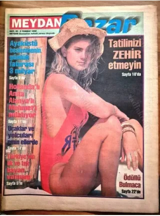 Meydan Pazar 5 Temmuz 1992 Petra Van Helles, Fatma Karpuzoğlu, Seda Süngür, Canan Yaka, Atatürk Havalimanı Kontrol, İlk kadın vatman Necla Poyraz