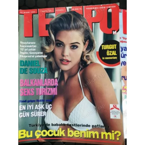 Tempo 17 1993 Özal Efsanesi, Sevil Atasoy Babalık testi, İstanbul Depremi, Söyleşi Daniel De Souza, Romanya seks, Rıza Tevfik, Robin Williams Toys,