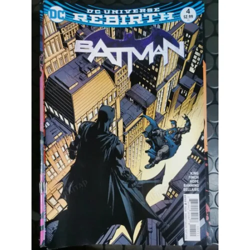 DC Universe Rebirth Batman Vol 3 # 4 of Present I Am Gotham Part 4 (Cover Artist David Finch)