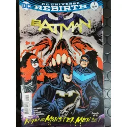 DC Universe Rebirth Batman Vol 3 # 7 of Present Night of the Monster Men, Part 1 (Cover Yanick Paquette) DC Universe Rebirth Batman Vol 3 # 7 of Present Night of the Monster Men, Part 1 (Cover Yanick Paquette)