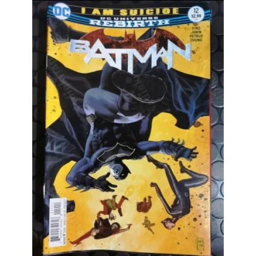 DC Universe Rebirth Batman Vol 3 # 12 of Present I Am Suicide, Part 4 (Cover Mikel Janín)