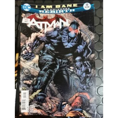 DC Universe Rebirth Batman Vol 3 # 18 of Present I Am Bane, Part 3 (Cover David Finch)