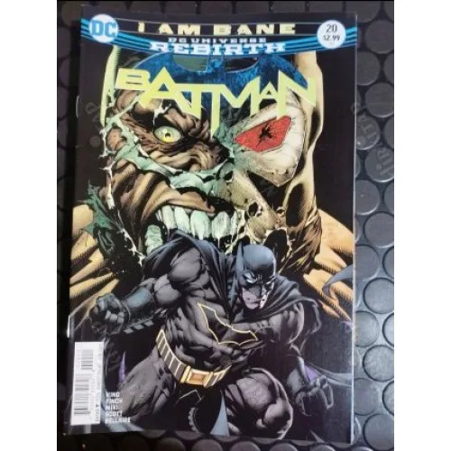 DC Universe Rebirth Batman Vol 3 # 20 of Present I Am Bane, Part 5 (Cover David Finch)