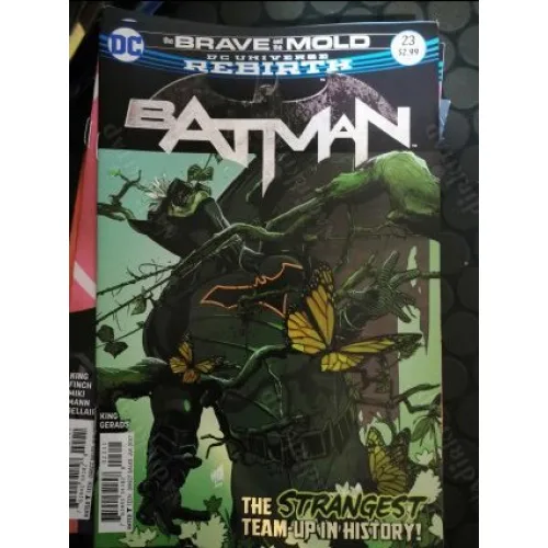 DC Universe Rebirth Batman Vol 3 # 23 of Present The Brave and the Mold (Cover Mitch Gerads)