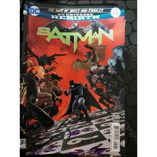 DC Universe Rebirth Batman Vol 3 # 29 of Present * The War of Jokes & Riddles, Part 4 (Cover Mikel Janín)