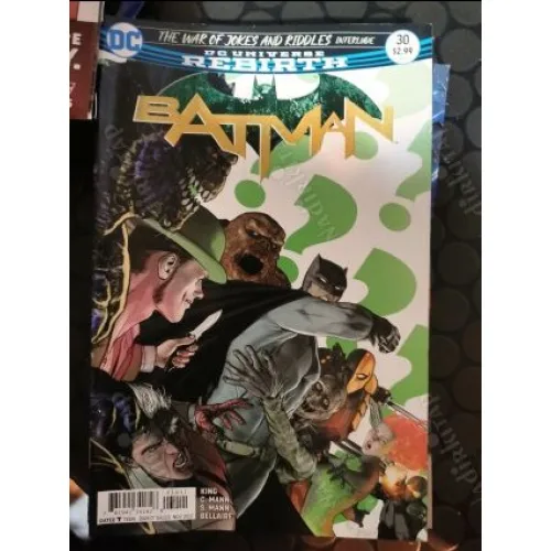 DC Universe Rebirth Batman Vol 3 # 30 of Present * The War of Jokes & Riddles, Interlude: The Ballad of Kite Man, Part 2 (Cover Mikel Janín)